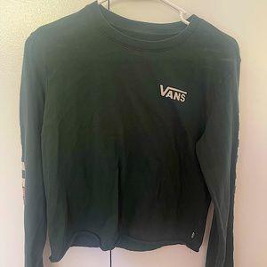 Cute cropped Vans long sleeved t-shirt. Great condition